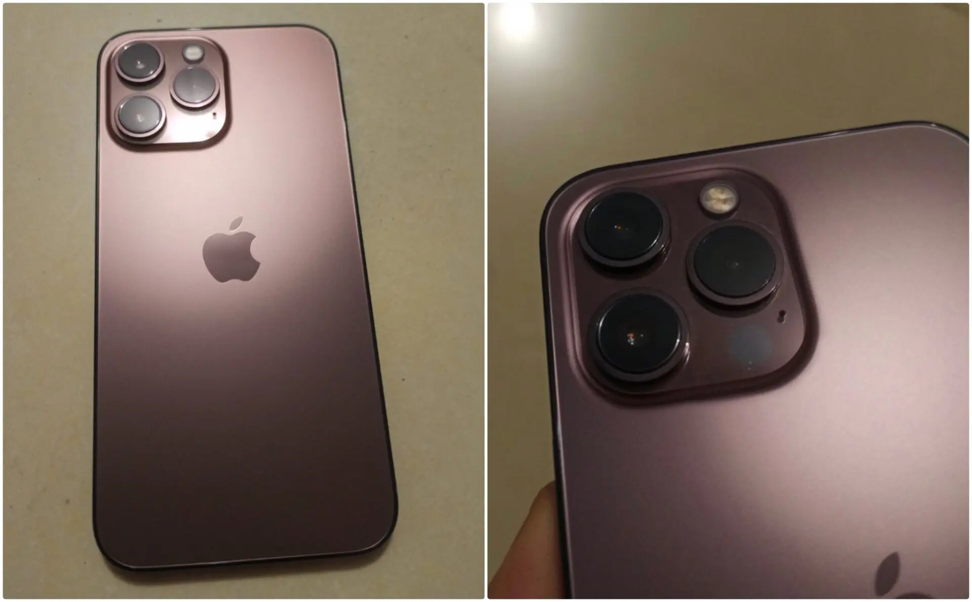 Hình ảnh thực tế iPhone 13 Pro Rose Gold