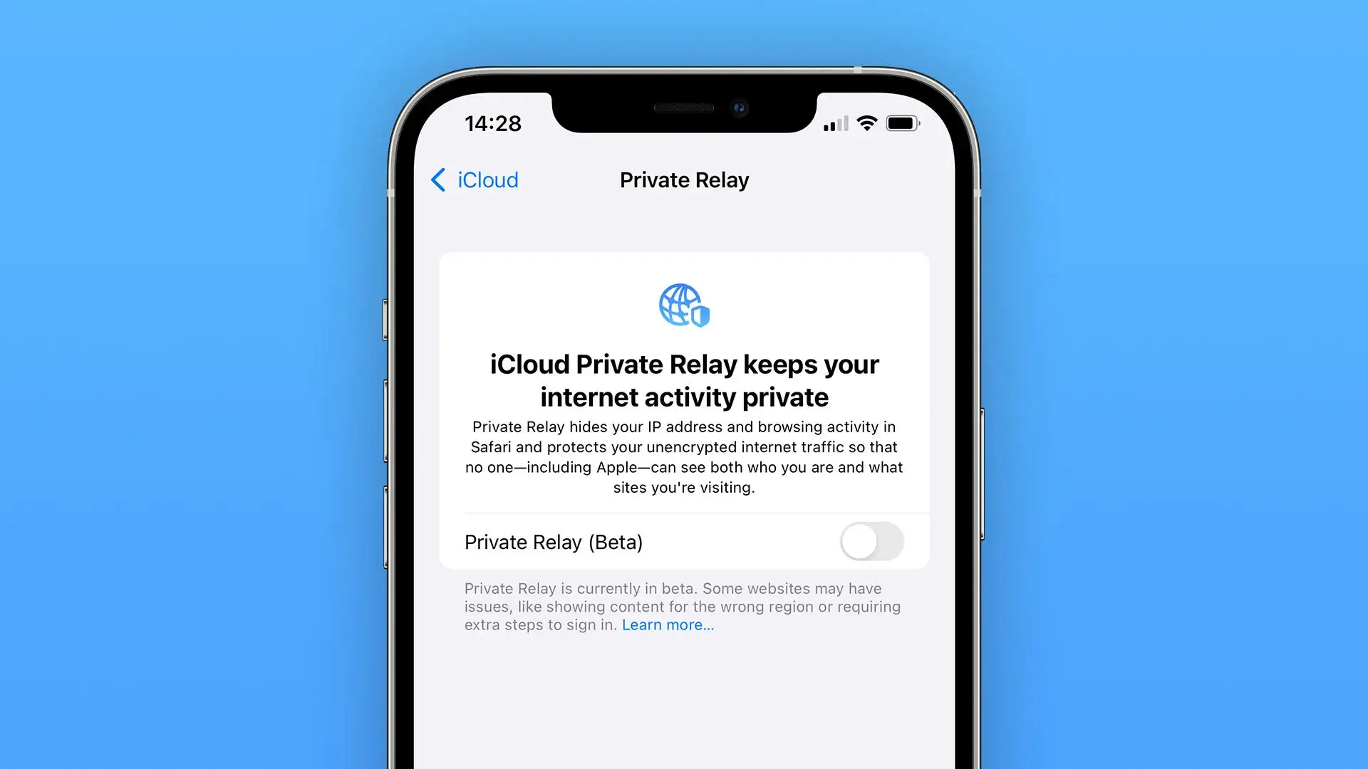 Các dịch vụ iCloud+ chuyển thành Beta
