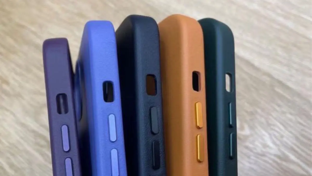 Cận cảnh Apple Leather Case và Silicone Case của iPhone 13