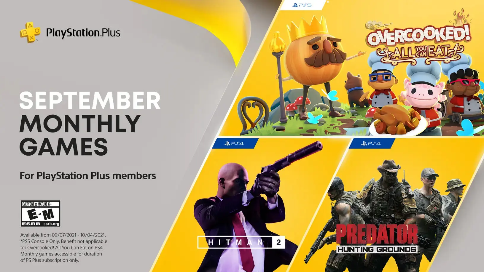 Danh sách game free PlayStation Plus tháng 9, cho tải từ ngày 7/9