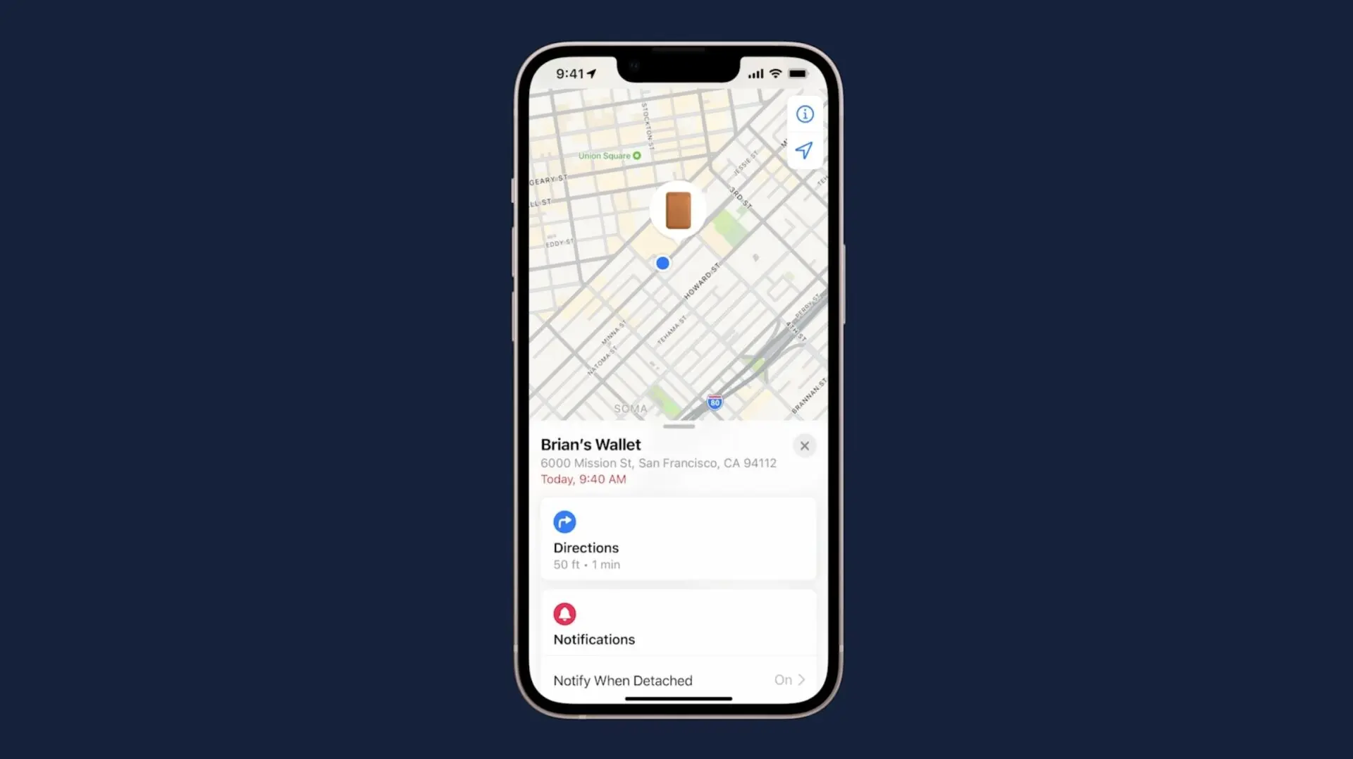 cover apple wallet with magsafe find my