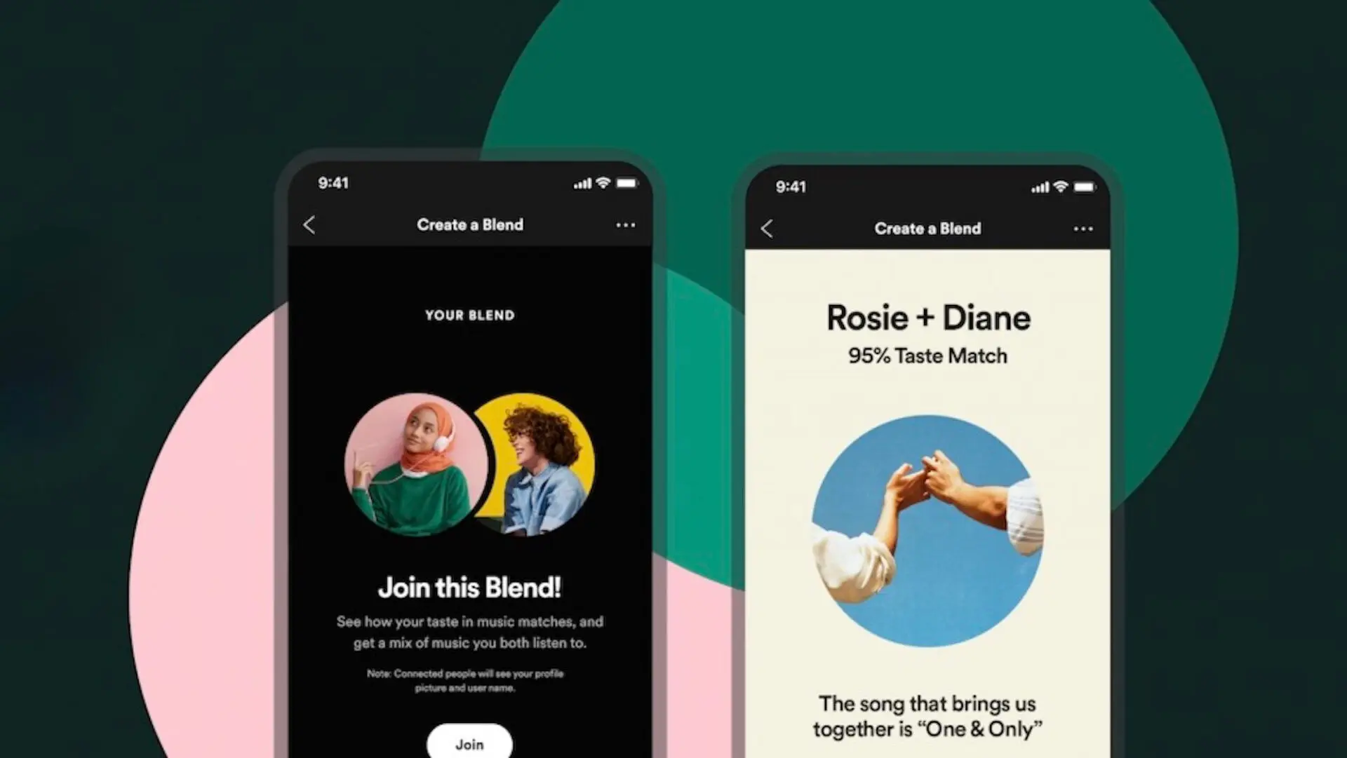 Spotify thêm chức năng Blend để cùng share playlist giữa hai người