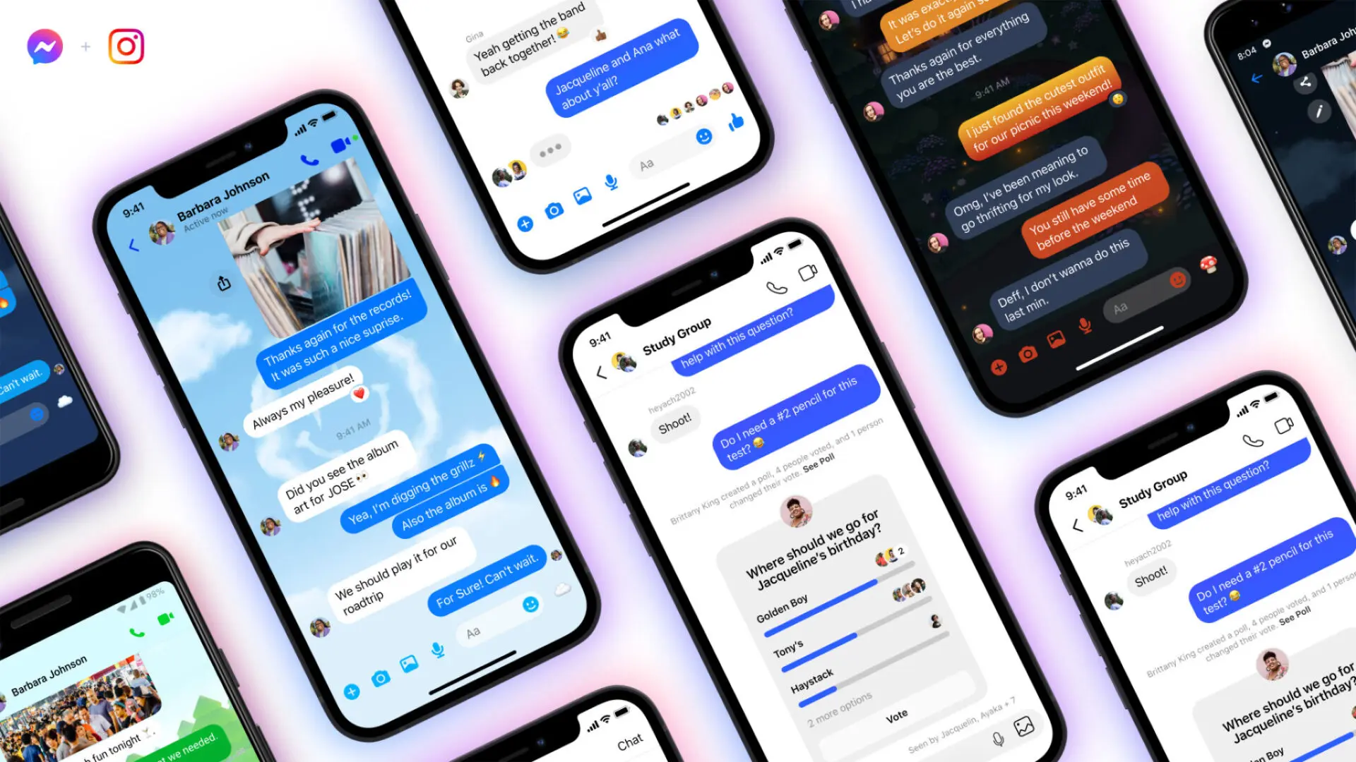 Đã có thể tạo group chat giữa Messenger và Instagram
