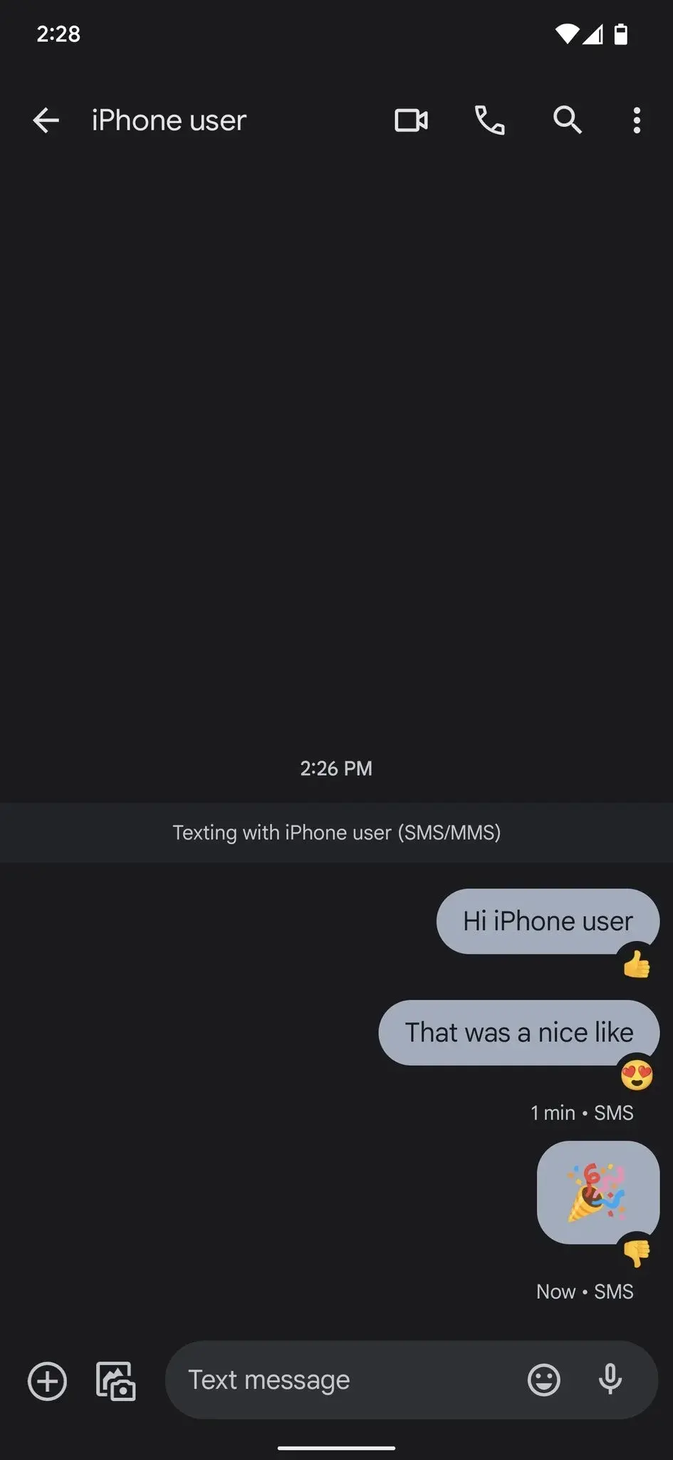 Google Messages có thể hiển thị biểu tượng cảm xúc của iMessage