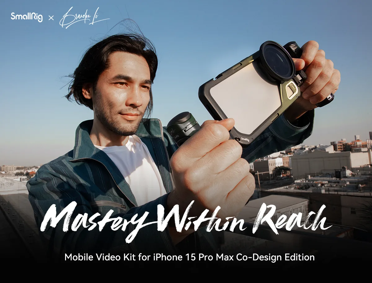 SmallRig x Brandon Li Mobile Video Cage for iPhone 15 Pro Max ONTOP.vn 29