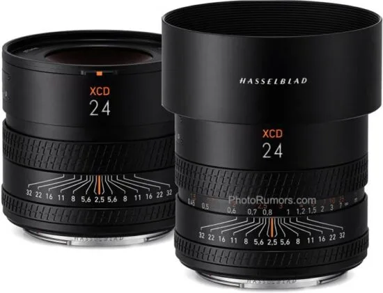 Hasselblad XCD 24mm f2.5 lens 550x421
